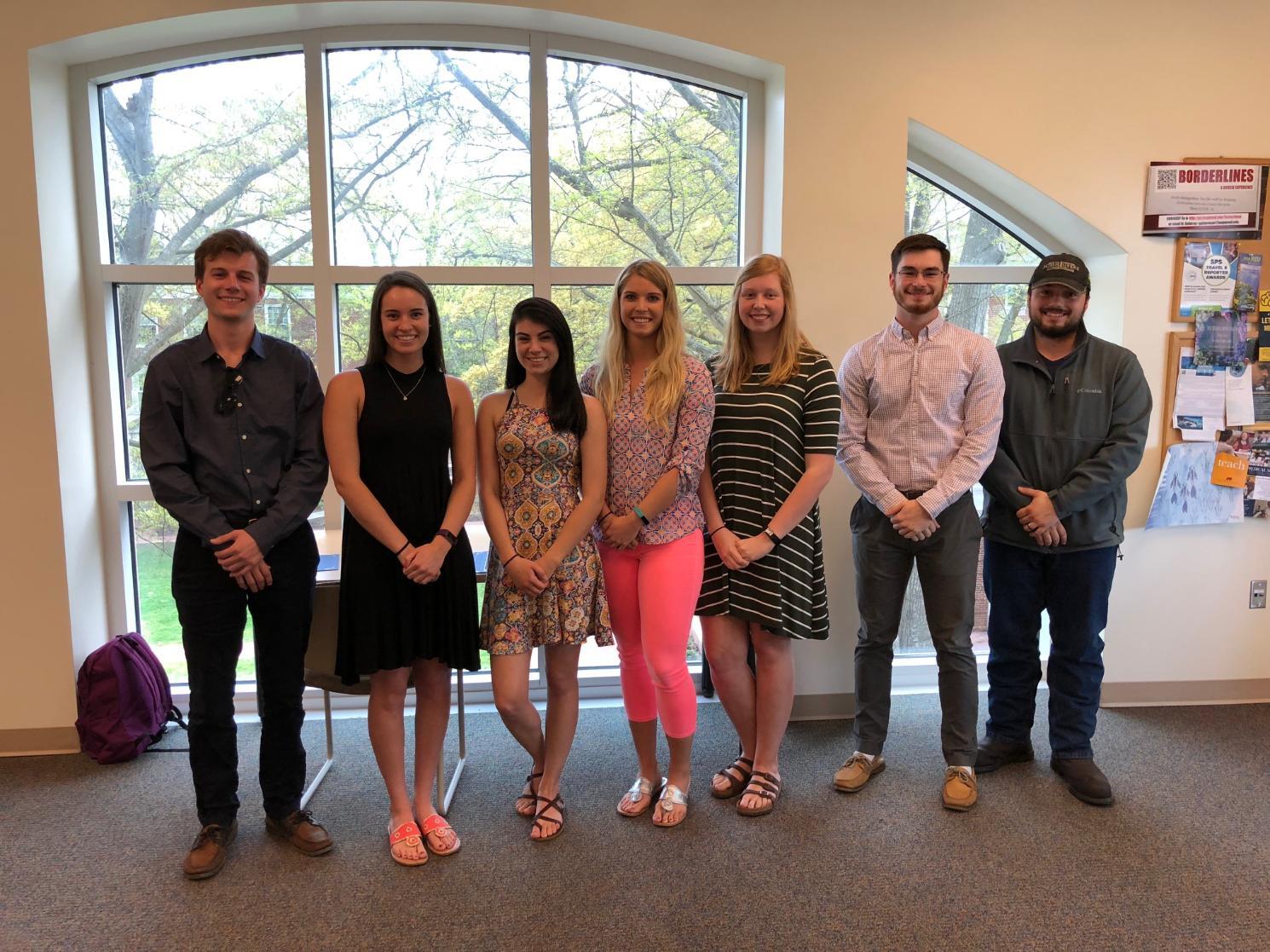 The 2018 student award winners from Biological and Environmental Sciences
