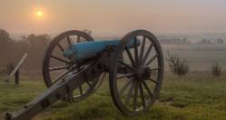 Civil War Cannon on historic site