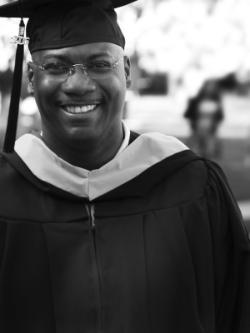 Kersey at his 2006 graduation from Longwood