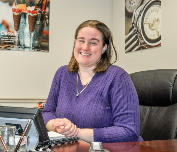 Tracy Agnew Cooper has risen from reporter to editor at the Suffolk News-Herald, whose print readership has grown to 30,000 over the past few years. (Photo courtesy of Jen Jaqua/Suffolk News-Herald) 