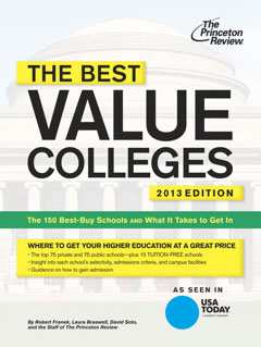 The Best Value Colleges Cover, 2013