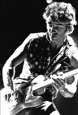 On Saturday, May 25, the LCVA will host a public reception, from 5‒7 p.m., in celebration of its newest exhibition, It’s Always Rock & Roll: The Work of Photojournalist Janet Macoska. Shown here is Bruce Springsteen, 1984