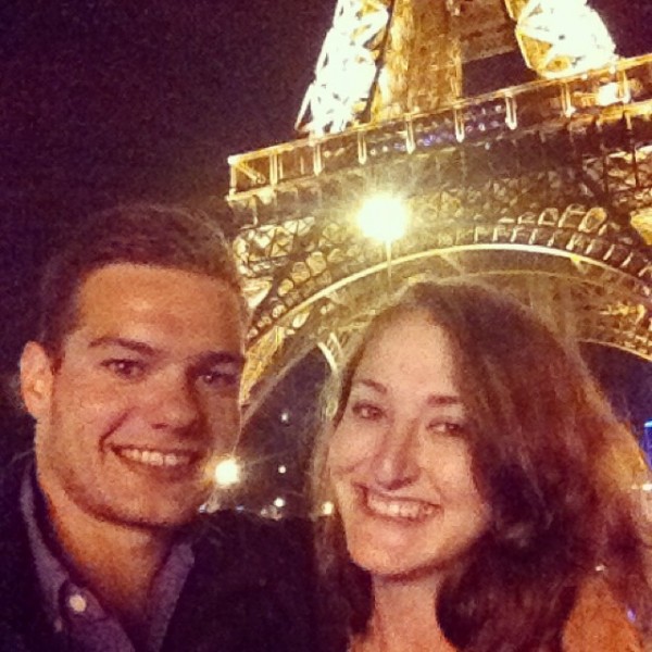 Emily Russell Eiffel Tower Selfie