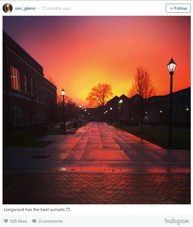 Instagram of Longowod sunset