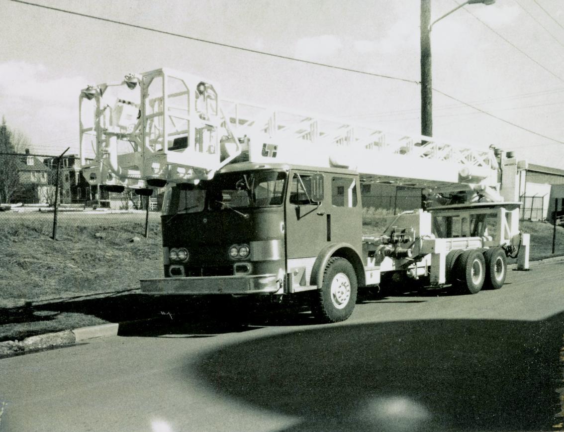 This ladder-tower truck was state-of-the-art when it was purchased in 1978, primarily to protect the students living in Longwood’s highrise residence halls.