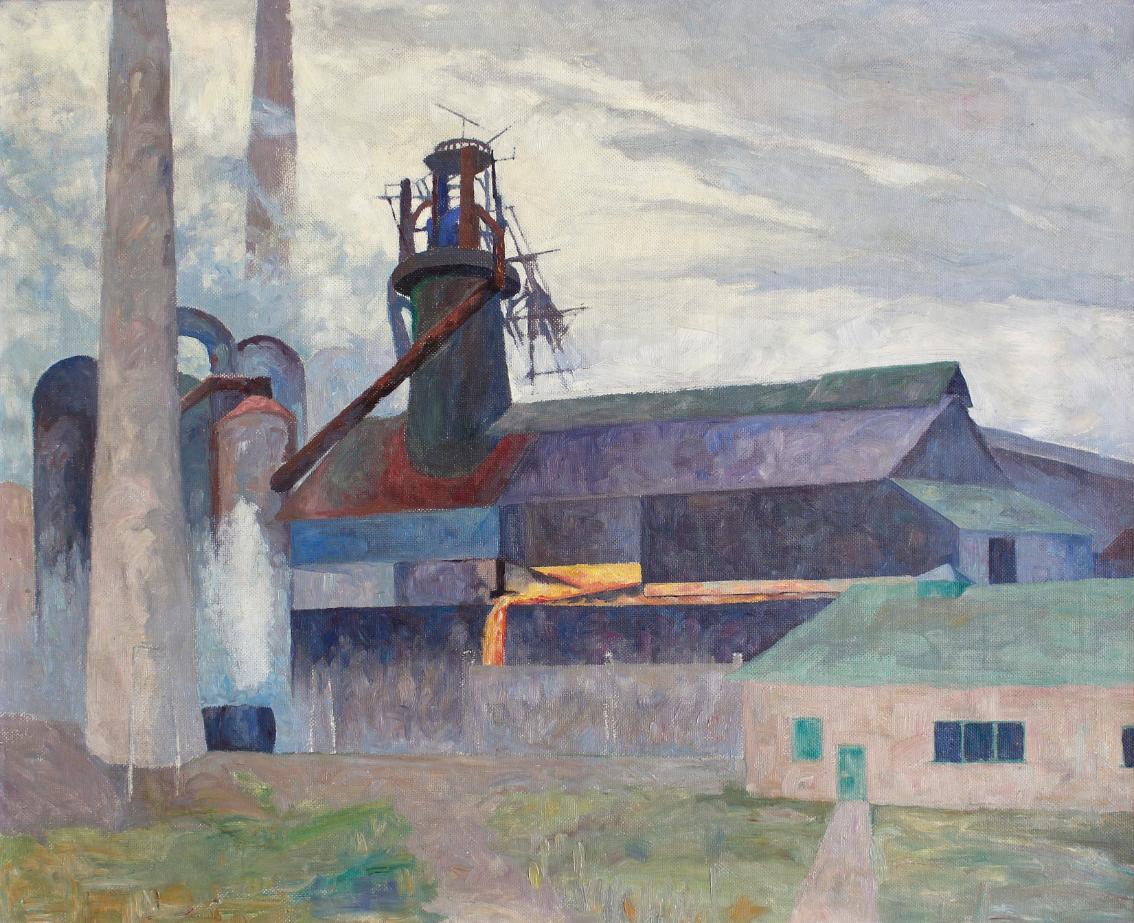 The Steel Mill, c. 1940s by Florence Frandsen (1908-2000)