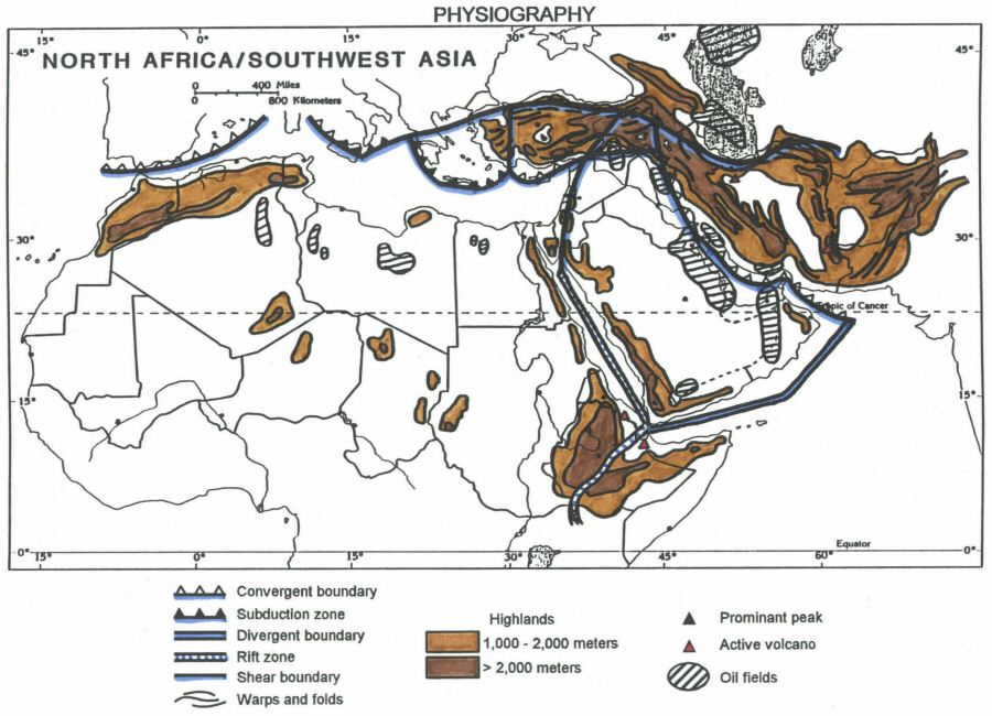 map of north africa southwest asia. NORTH AFRICA/SOUTHWEST ASIA