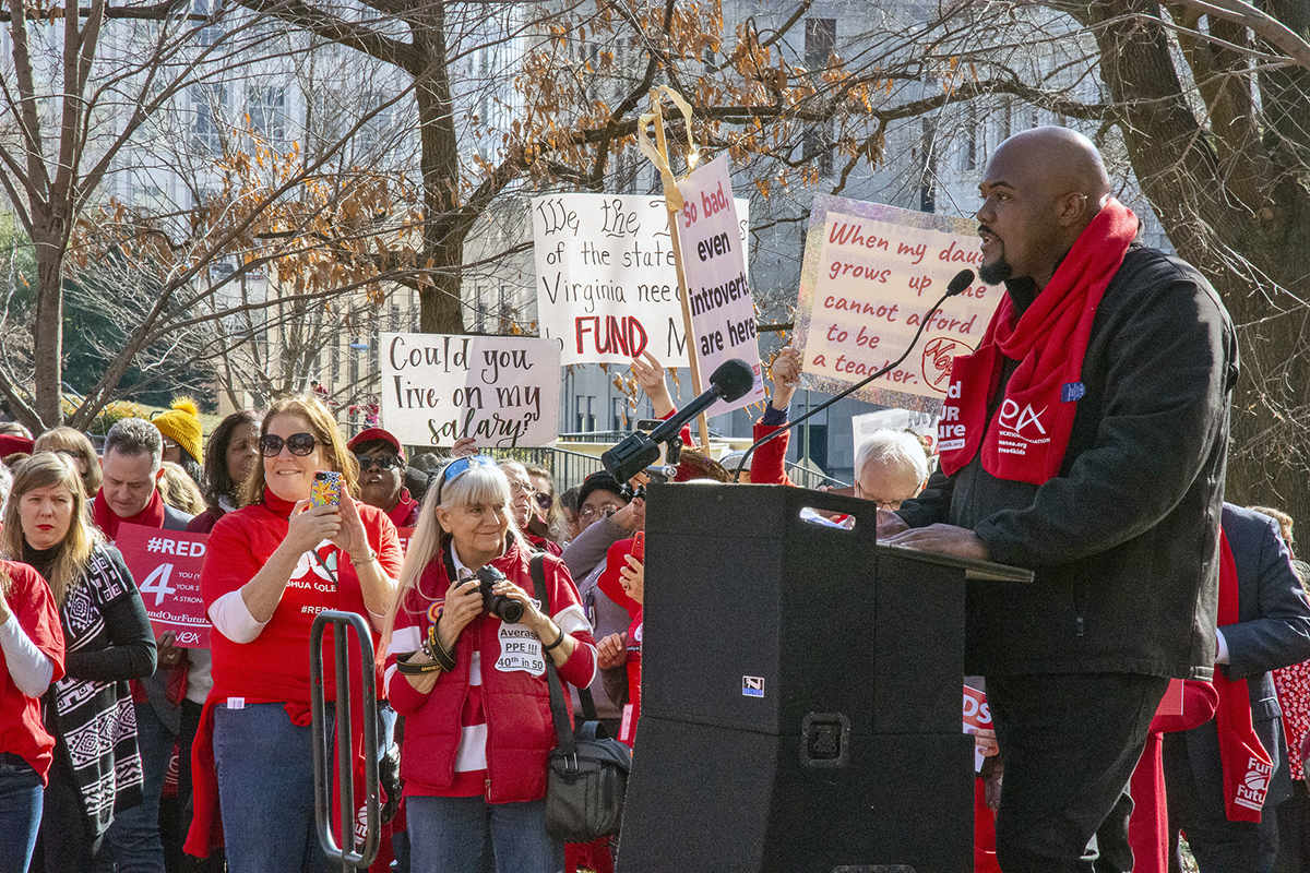 Dr. James Fedderman ’98 is the first African-American male to be elected president of the Virginia Education Association.