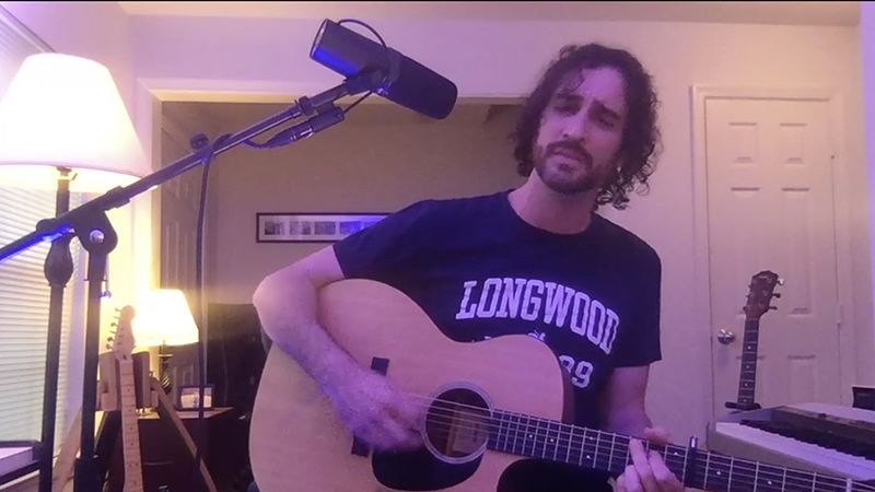 Jason Masi ’02, featured in the weekend’s two “Jams in Place” concerts.