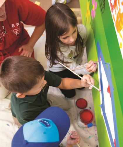 Kids painting