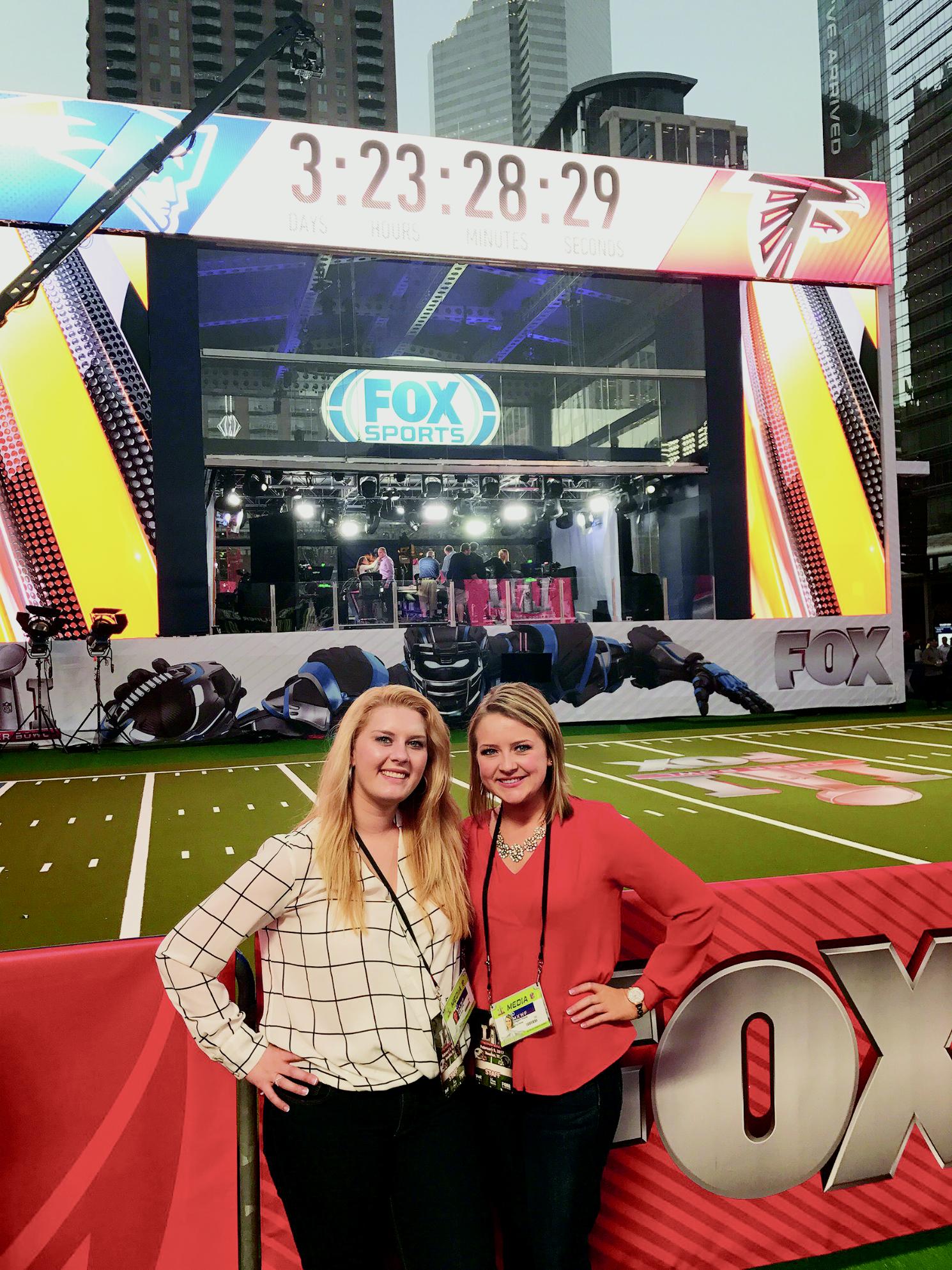 Ryan Carey ’19 (left) and Allyson Stone ’18 impressed Fox News with their ‘attitude, work ethic and persistence.’