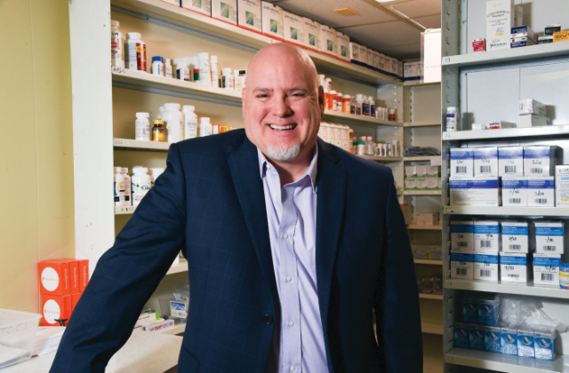 John Devaney ’92 has been CEO of the charitable Cape Fear Clinic in Wilmington, North Carolina, for eight years (Laurie Soriano).