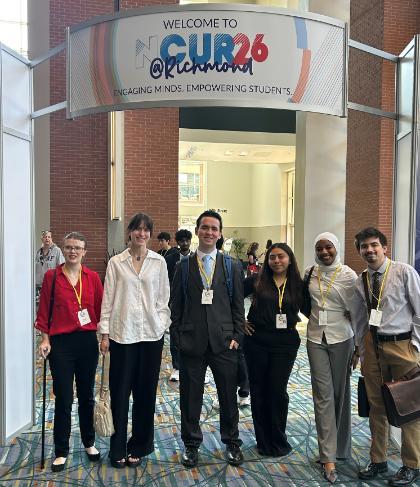 - Longwood students attend the NCUR 2026 conference in Richmond.