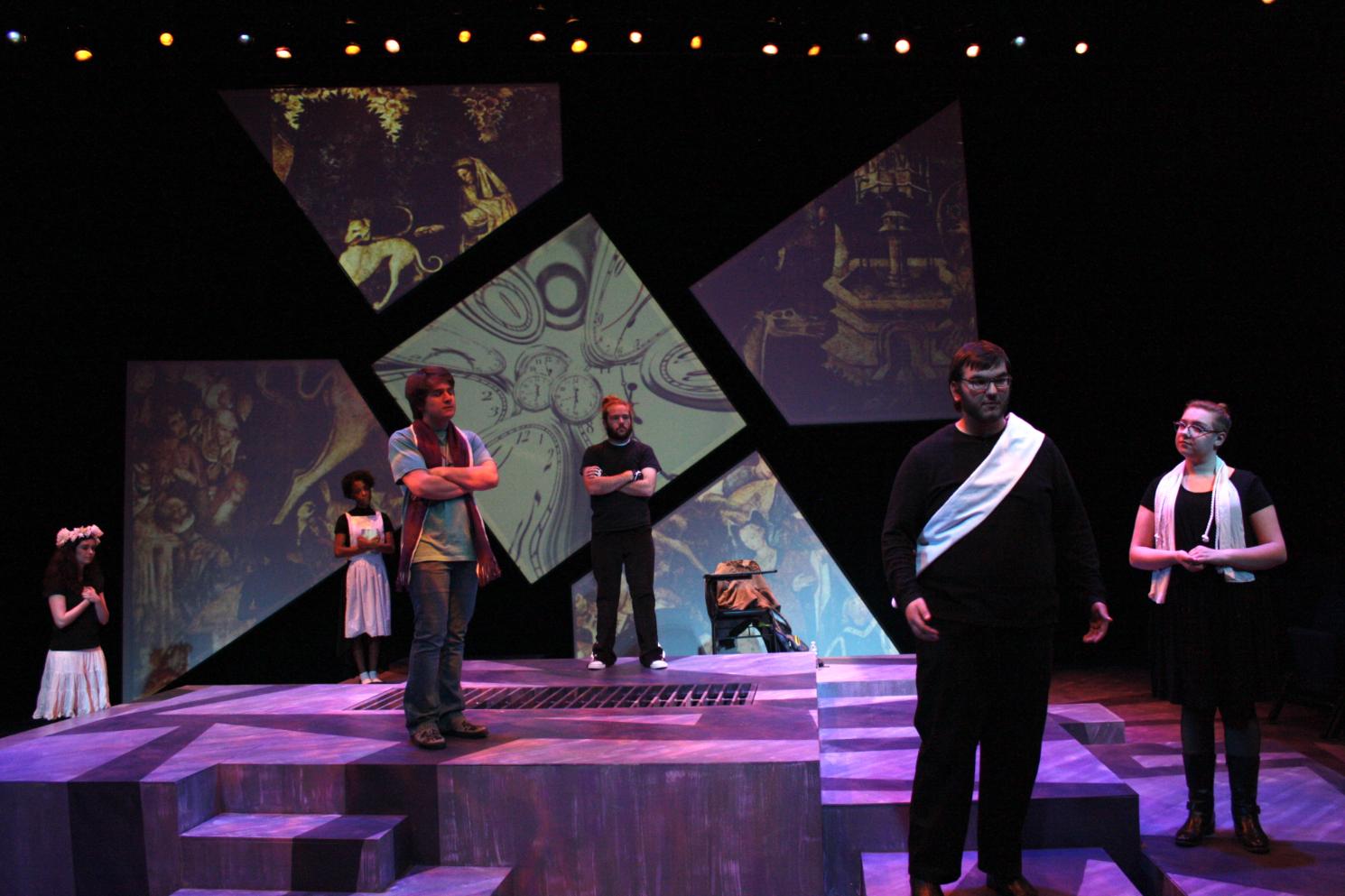students performing Everyman