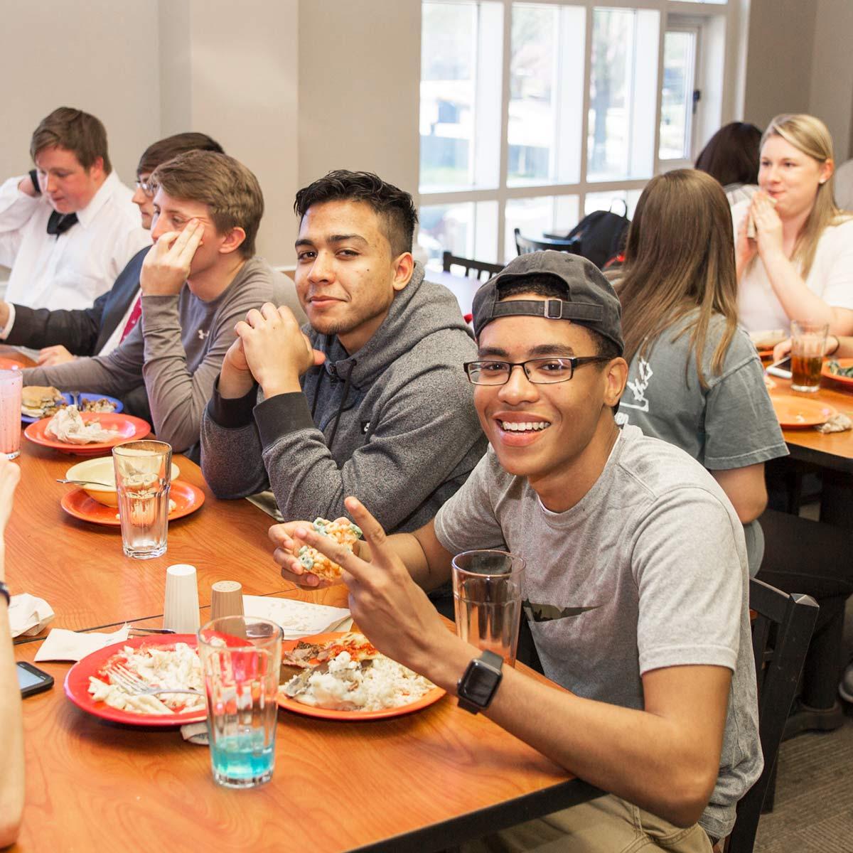 Meet your friends for dinner in D-hall, where student favorites include the pizza and pasta bars. Also, two words: ice cream!