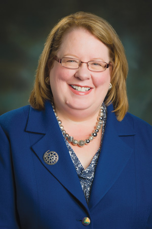Meg Gruber, president of the Virginia Education Association
