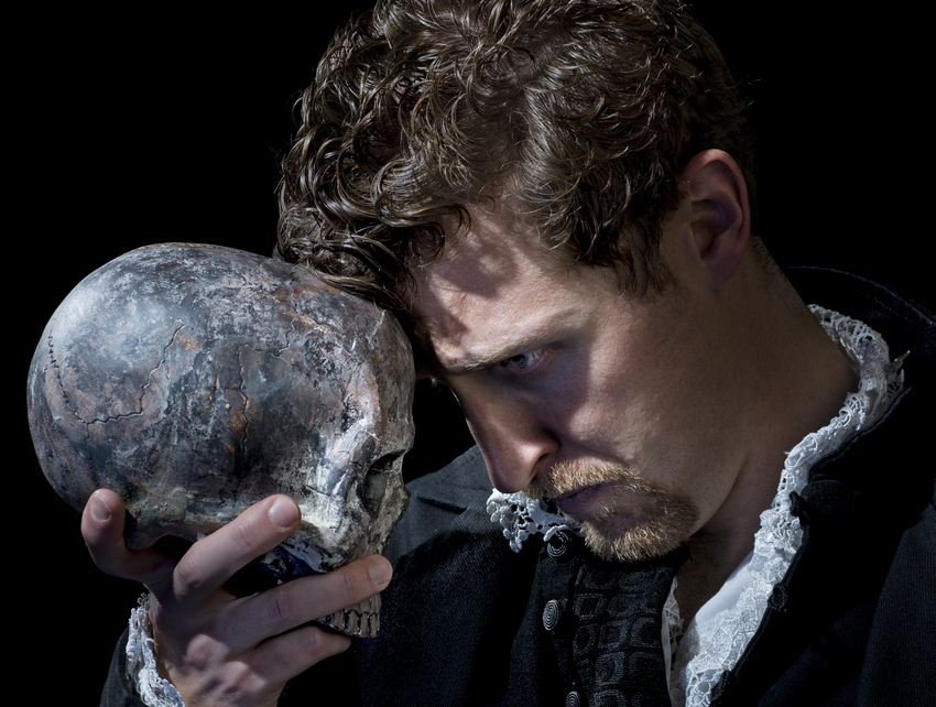 Patrick Earl as Hamlet, 2014/15. Photo by Michael Bailey