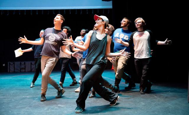 New York City-based performer and choreographer, Marisa Kirby, works with cast members from Chicago