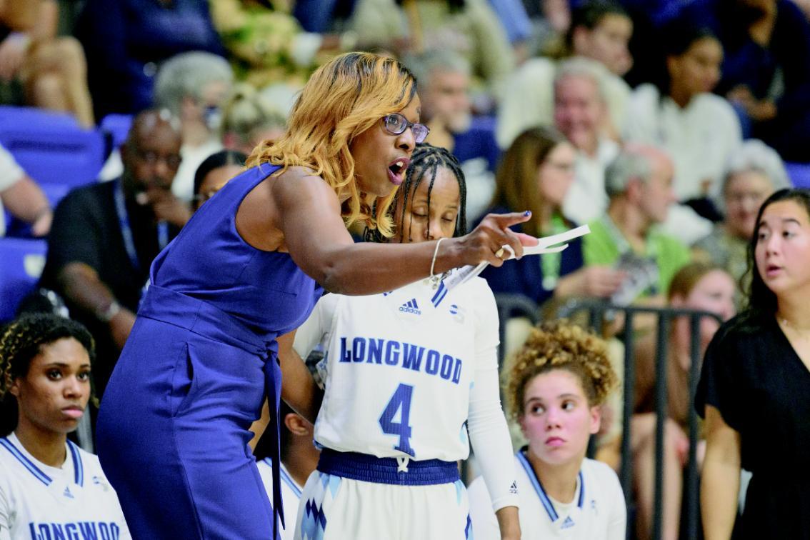 Head women’s coach Erika Lang-Montgomery