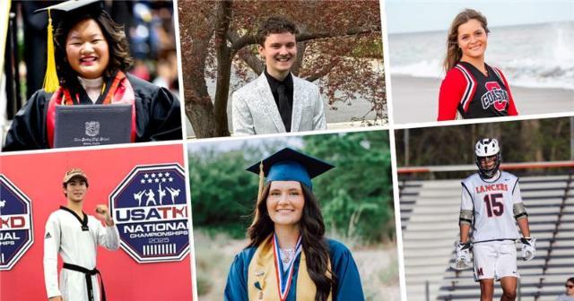 Composite of some of the students included in the 2029 Wall