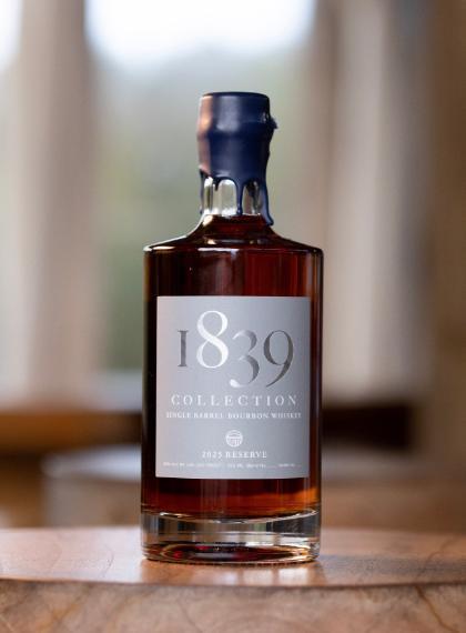 Close-up photo of the 1839 Collection 2025 Reserve Bourbon
