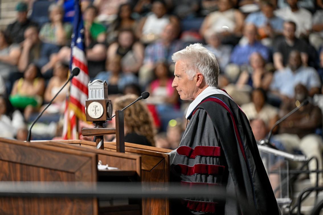 Larry Stimpert, the 25th president of Hampden-Sydney College